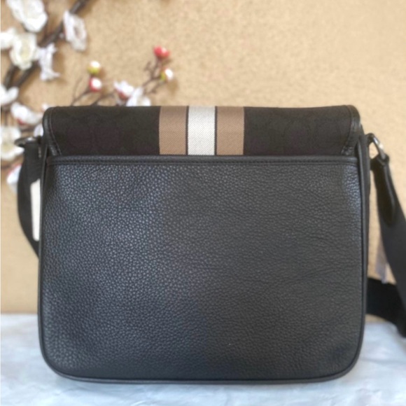 coach Thompson Small Map Bag In Signature Jacquard With Stripe c6583 - Picture 5 of 8